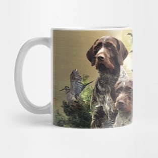 German Wirehaired Pointer ,  Hunting season Mug